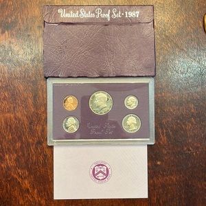 US Mint Proof Set 1987